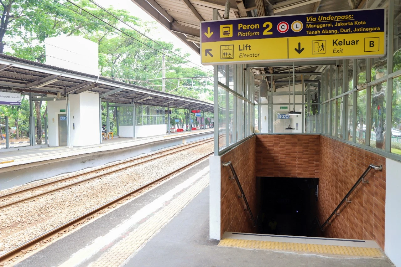 Stasiun Universitas Pancasila Rute, Jadwal & Info Properti (1)